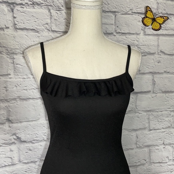 Nasty Gal Ruffle Midi Dress Size 2 - Picture 3 of 11